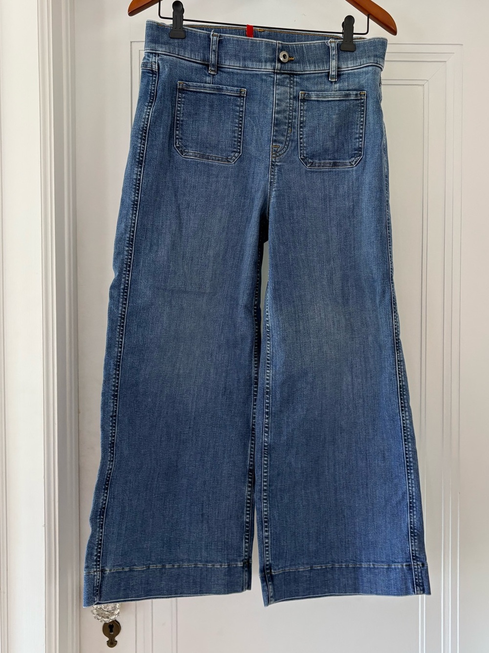 Spanx Ceopped Wide Leg Jeans